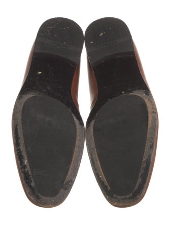 Salvatore Ferragamo Leather Monk Straps