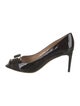 Salvatore Ferragamo Vara Bow Accent Patent Leather Pumps