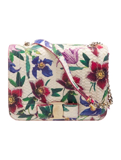 Salvatore Ferragamo Python Shoulder Bag