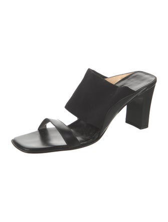 Salvatore Ferragamo Leather Slides