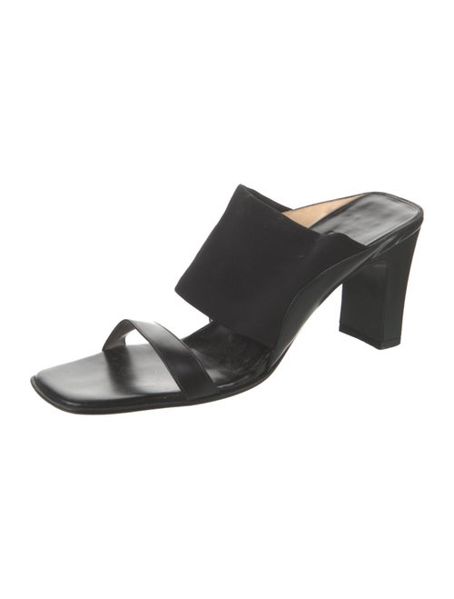 Salvatore Ferragamo Leather Slides