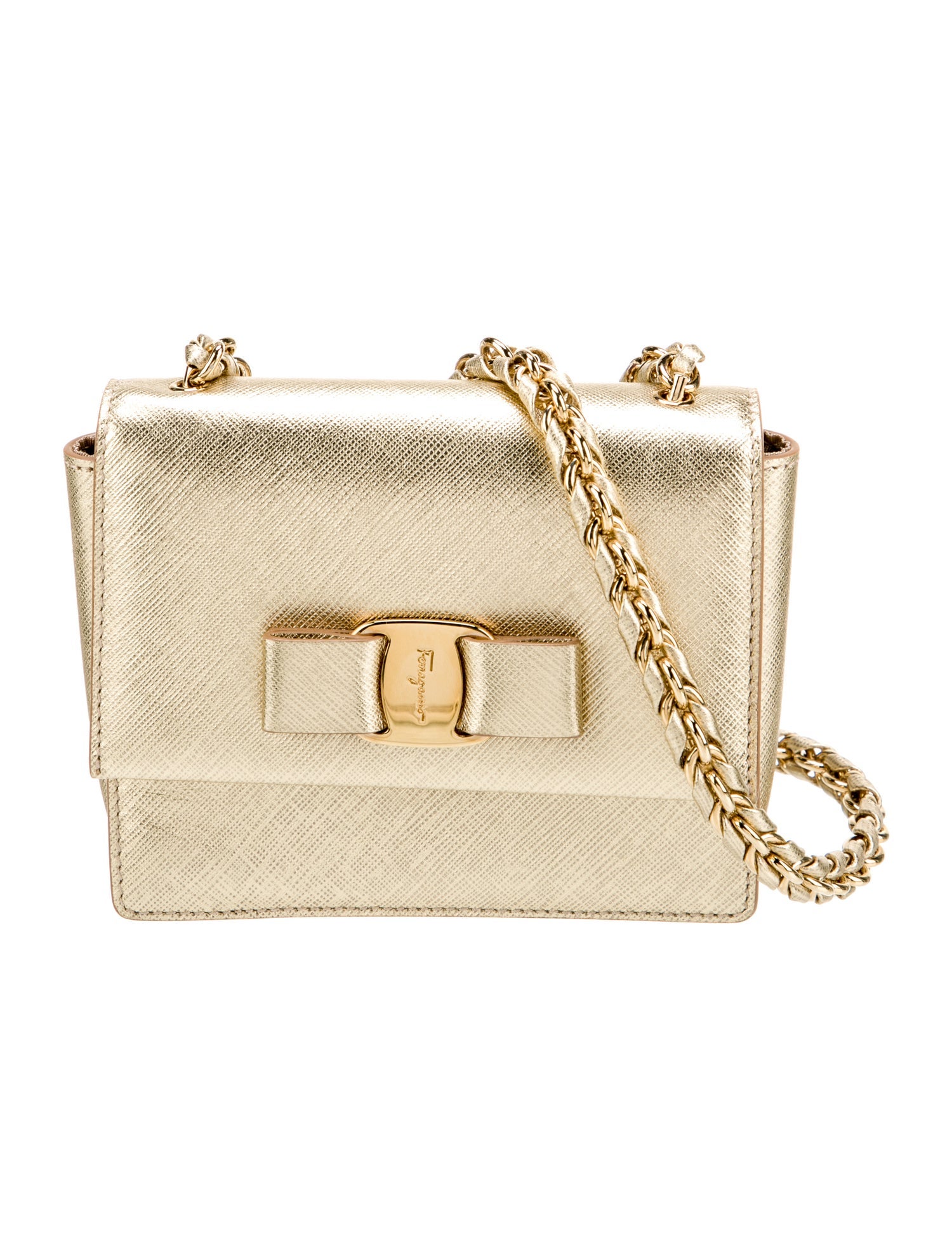 Salvatore Ferragamo Vara Bow Minaudière