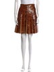 Salvatore Ferragamo Python Knee-Length Skirt