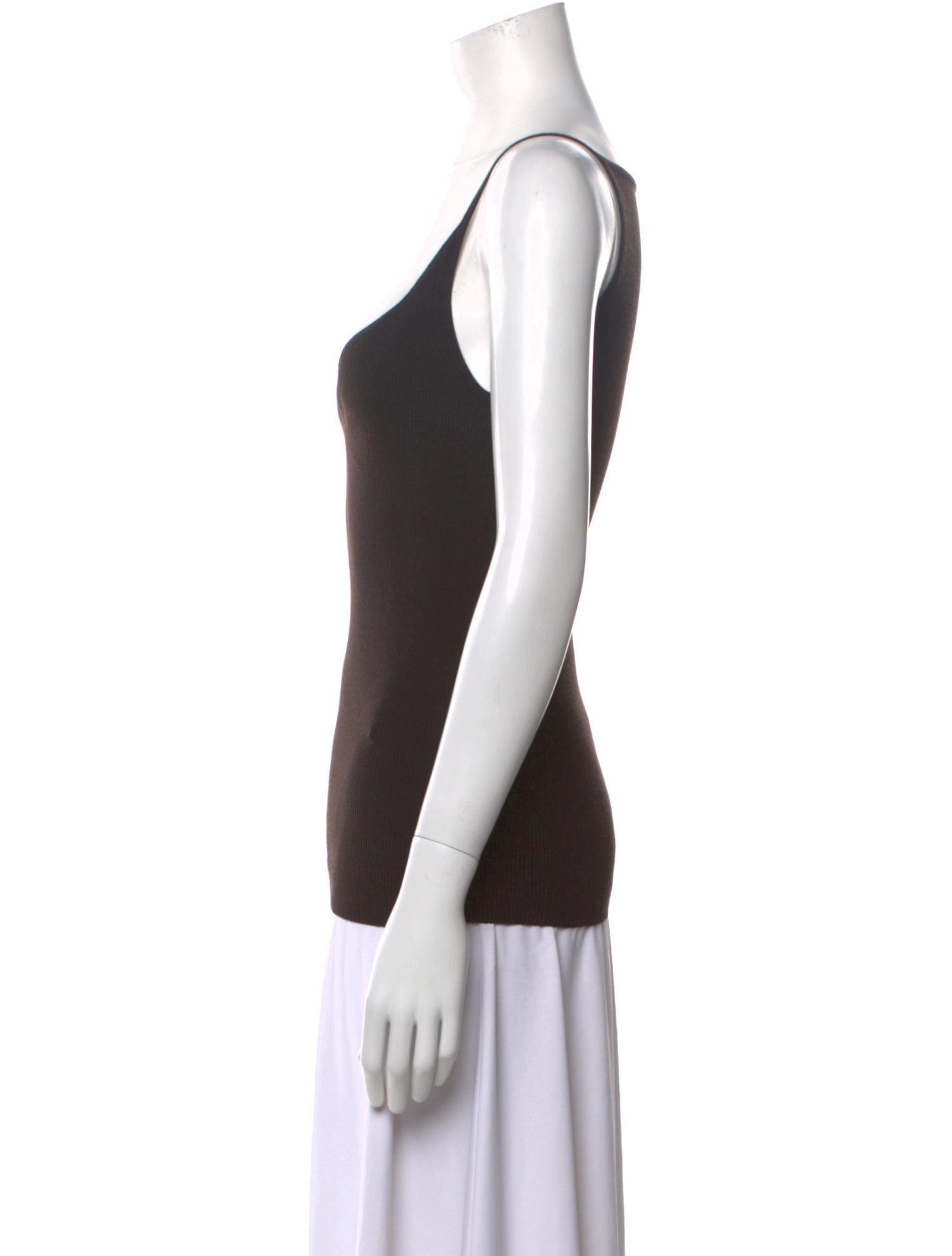 Salvatore Ferragamo Virgin Wool V-Neck Top