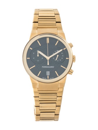 Salvatore Ferragamo Sapphire Chrono Watch