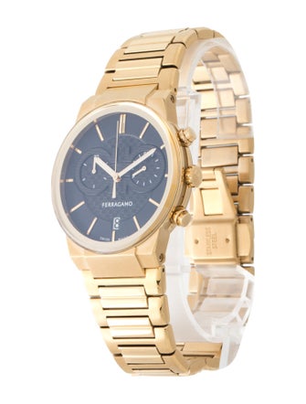 Salvatore Ferragamo Sapphire Chrono Watch