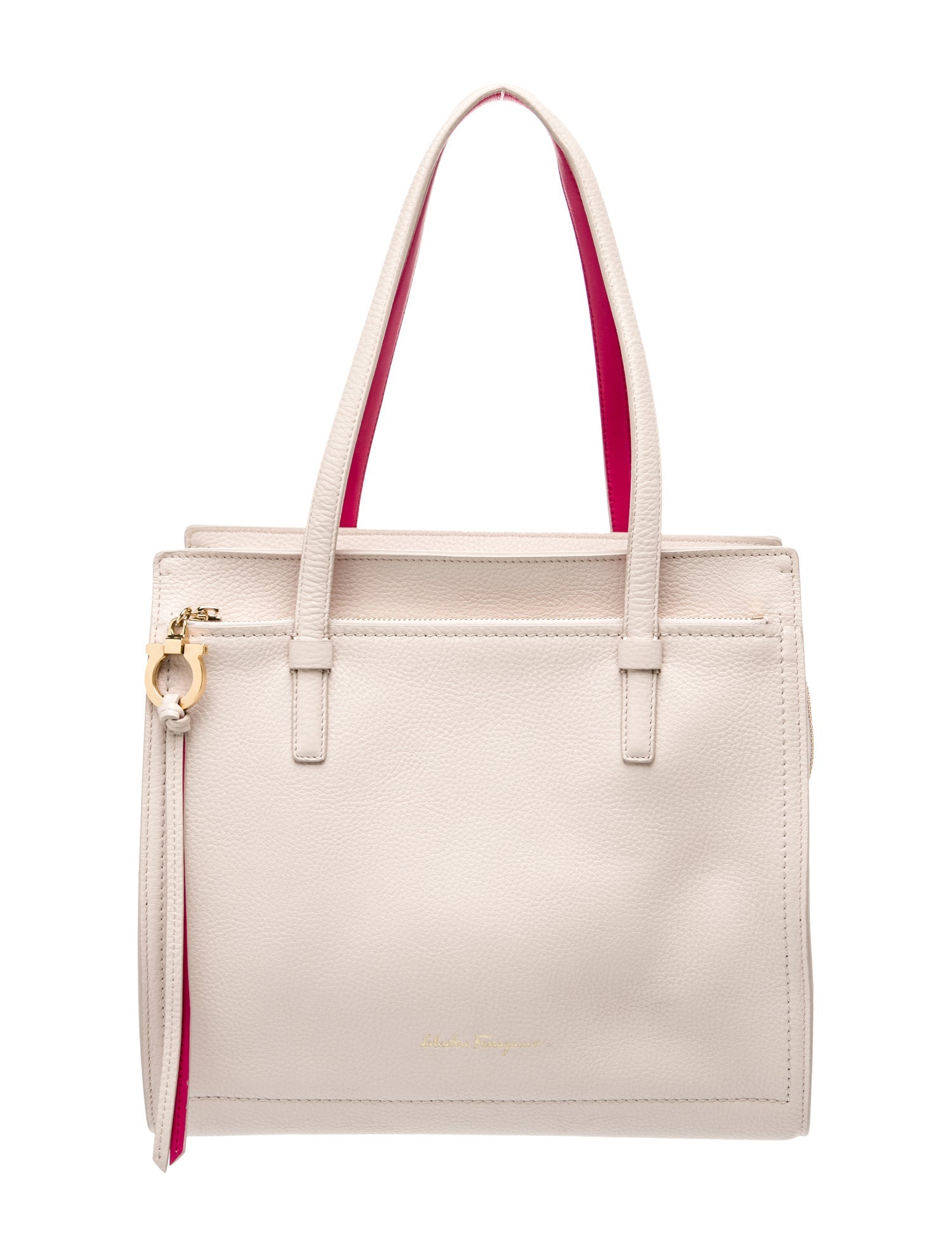 Salvatore Ferragamo Leather Top Handle Bag