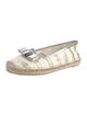 Salvatore Ferragamo Vara Bow Accent Canvas Espadrilles