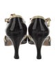 Salvatore Ferragamo Patent Leather T-Strap Pumps