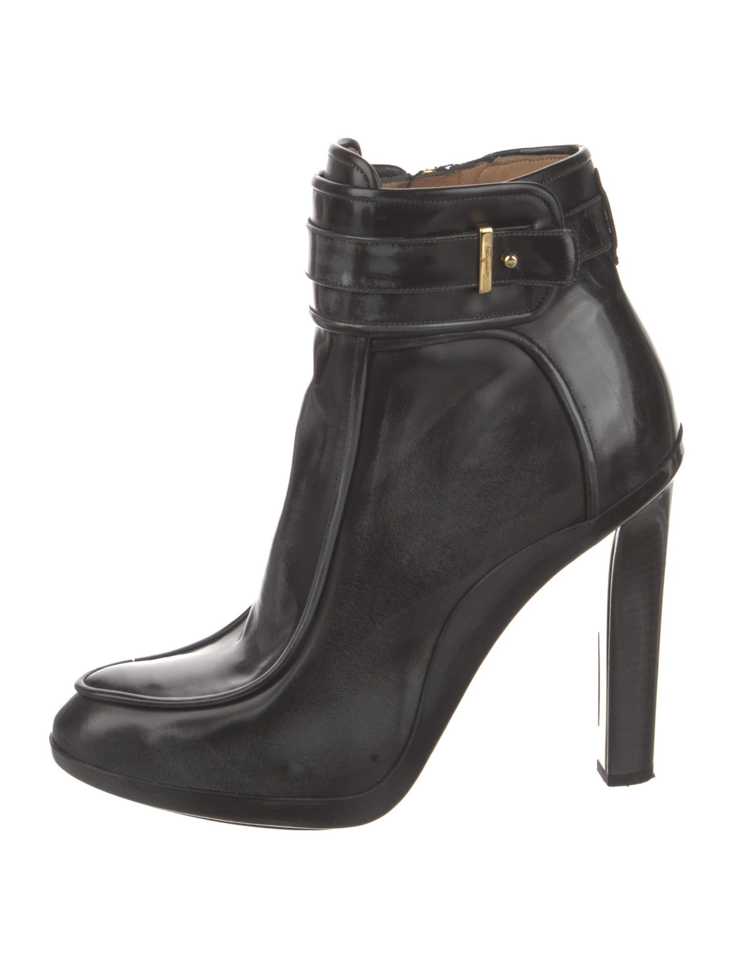 Salvatore Ferragamo Patent Leather Boots