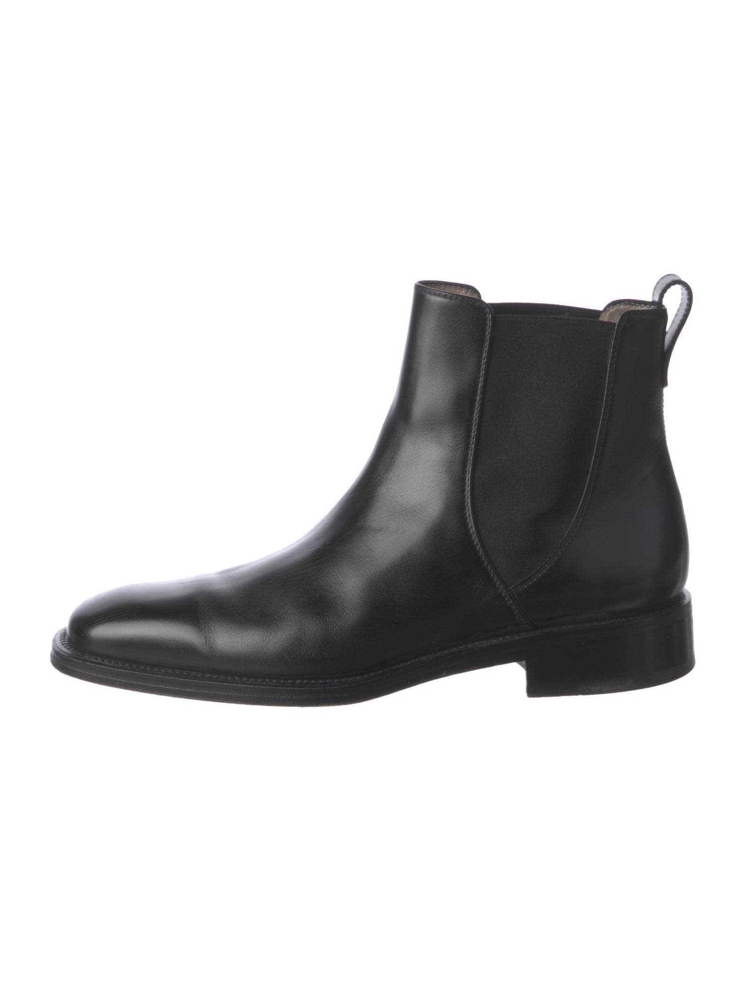 Salvatore Ferragamo Leather Chelsea Boots