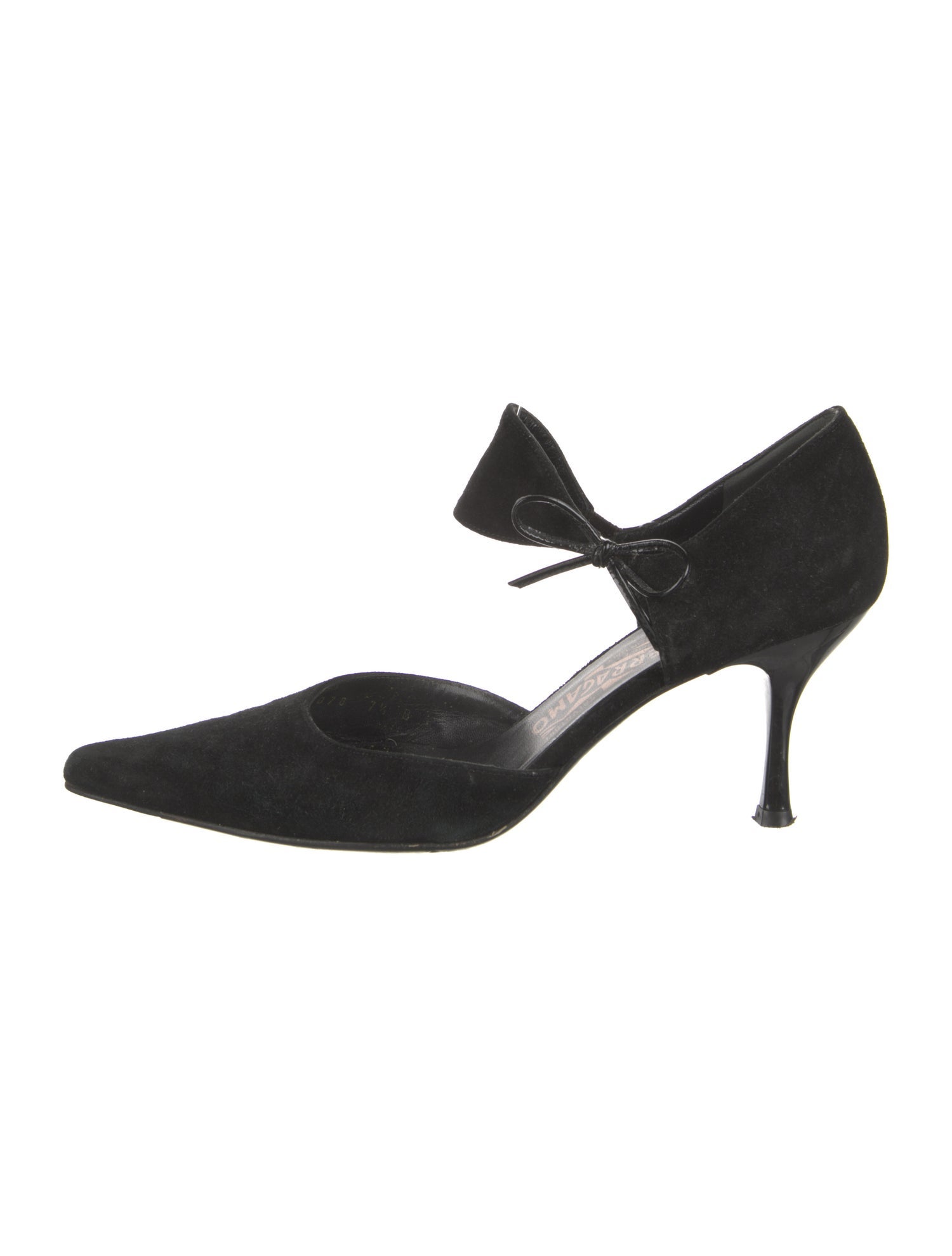 Salvatore Ferragamo Suede D'Orsay Pumps