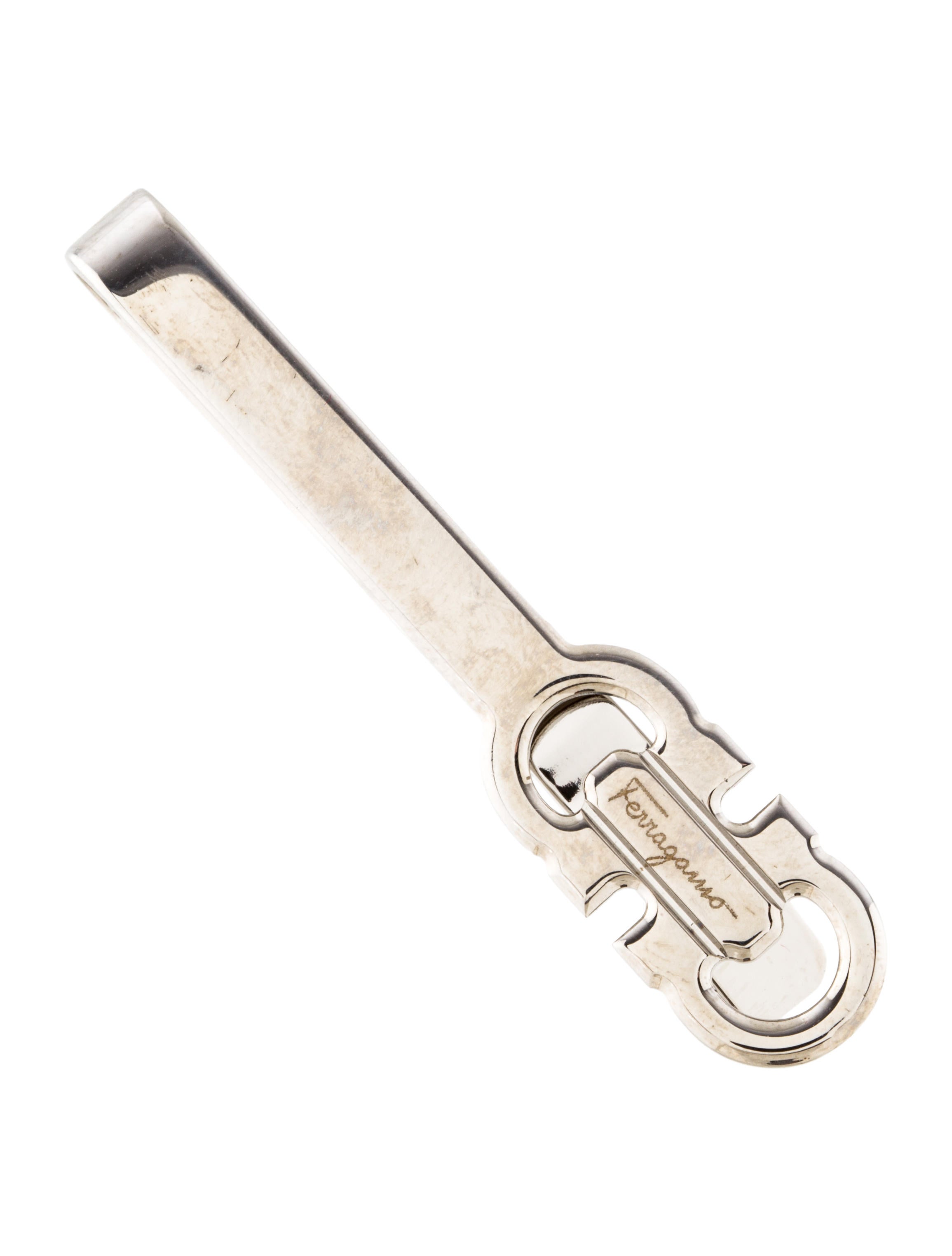 ferragamo tie clip