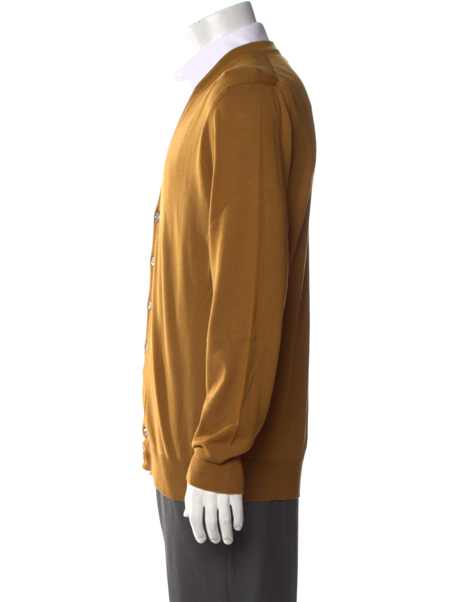 Salvatore Ferragamo Wool V-Neck Cardigan