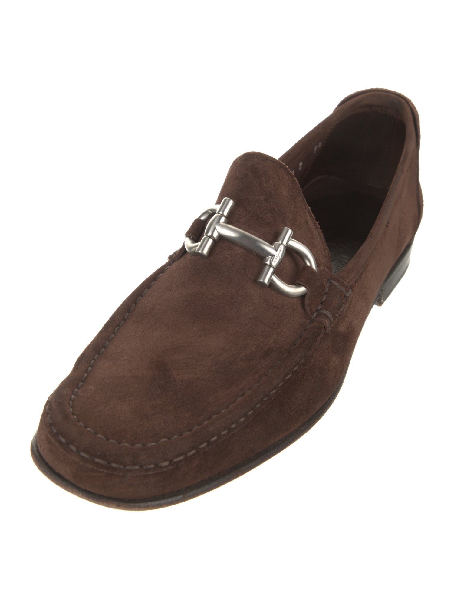 Salvatore Ferragamo Suede Dress Loafers