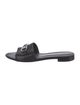 Salvatore Ferragamo Leather Slides