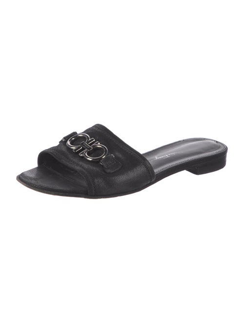 Salvatore Ferragamo Leather Slides