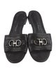 Salvatore Ferragamo Leather Slides