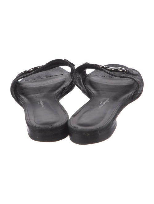 Salvatore Ferragamo Leather Slides