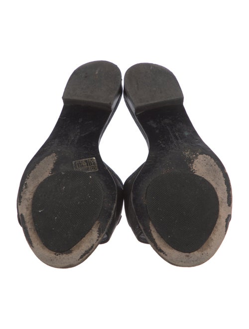 Salvatore Ferragamo Leather Slides