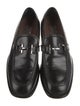 Salvatore Ferragamo Leather Monk Straps