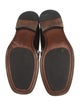 Salvatore Ferragamo Leather Monk Straps