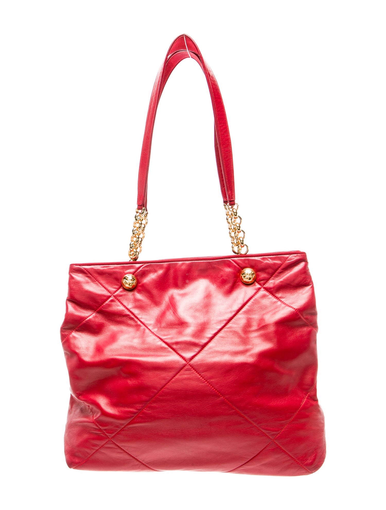 Salvatore Ferragamo Leather Shoulder Bag Vintage