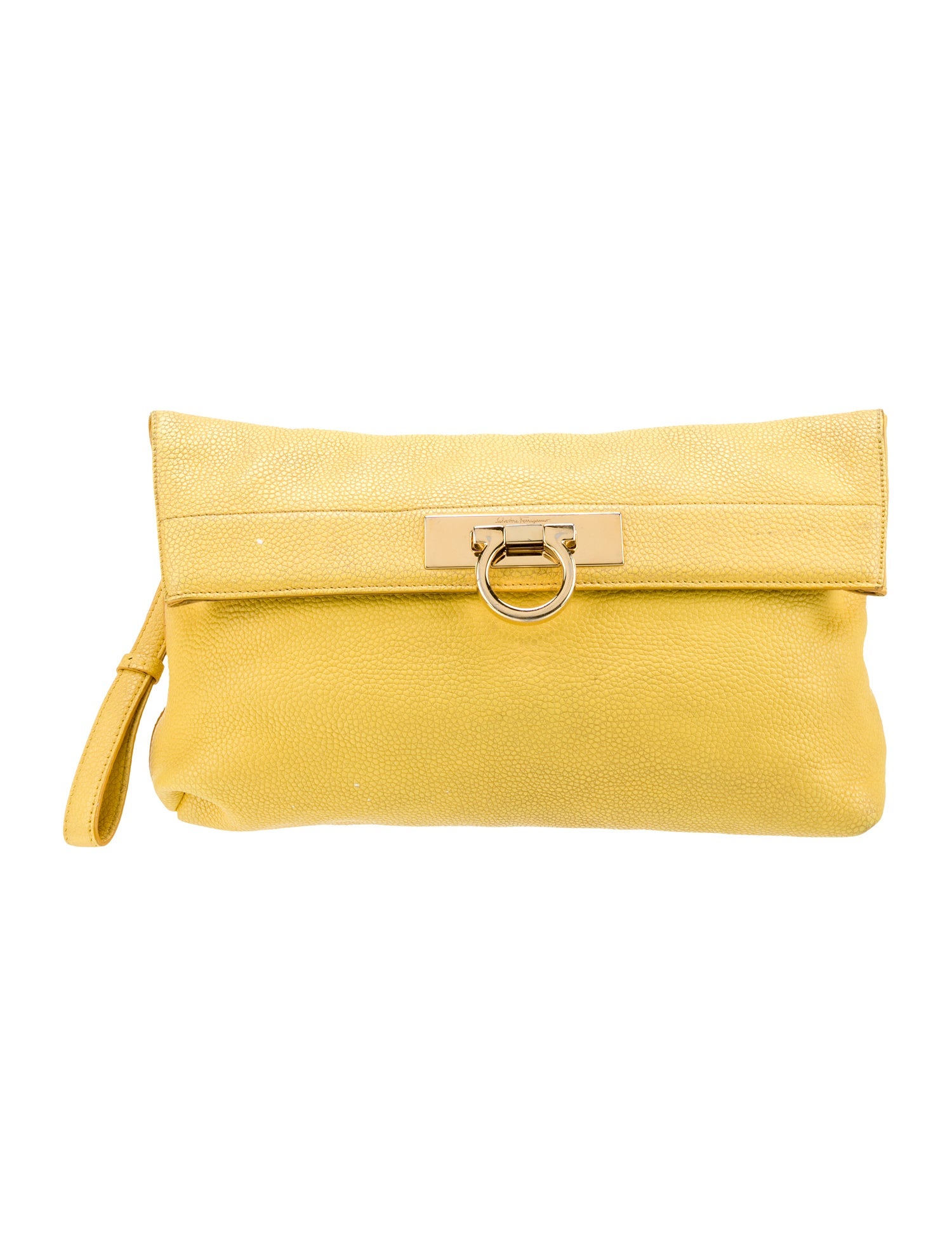 Salvatore Ferragamo Leather Clutch