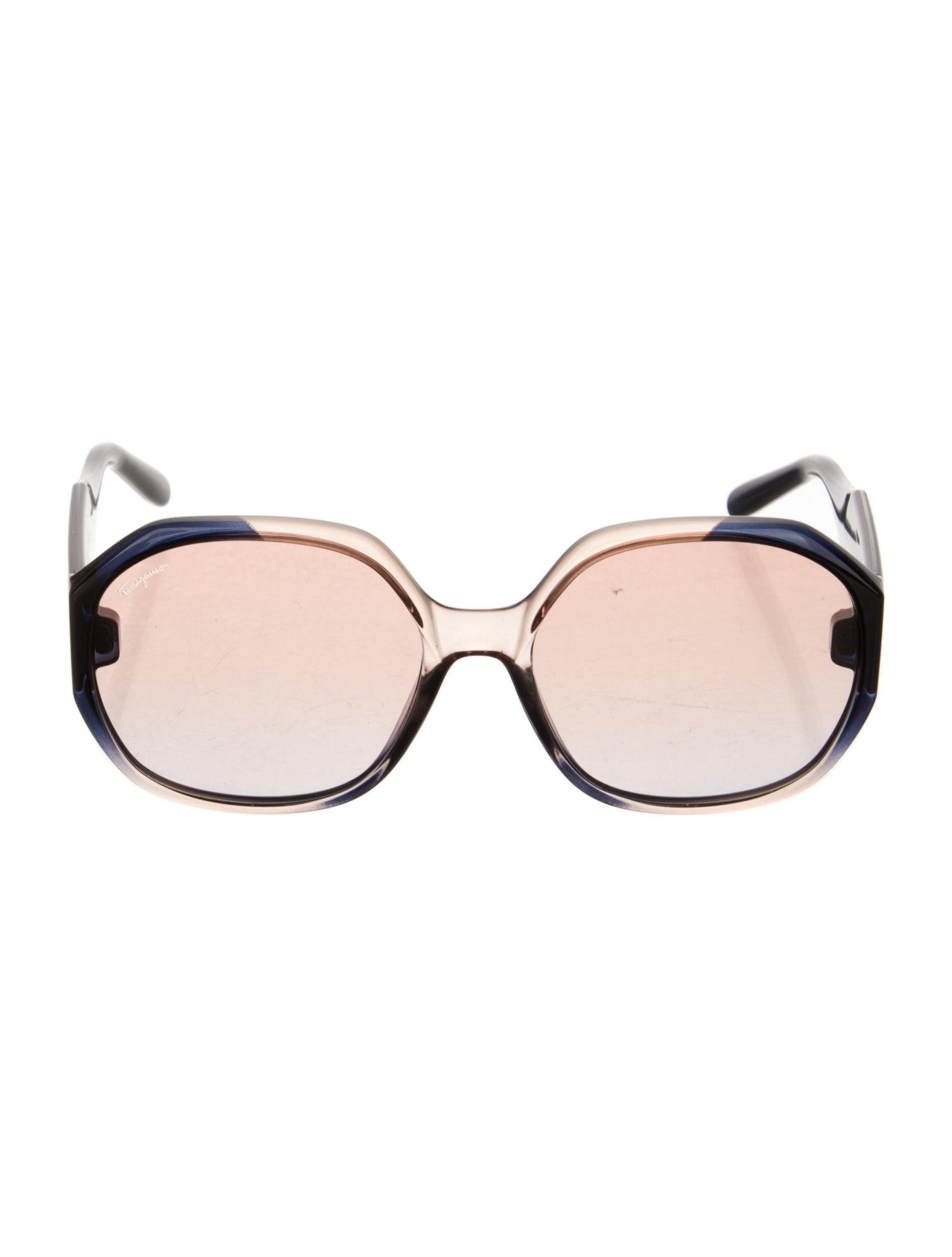 Salvatore Ferragamo Oversize Gradient Sunglasses
