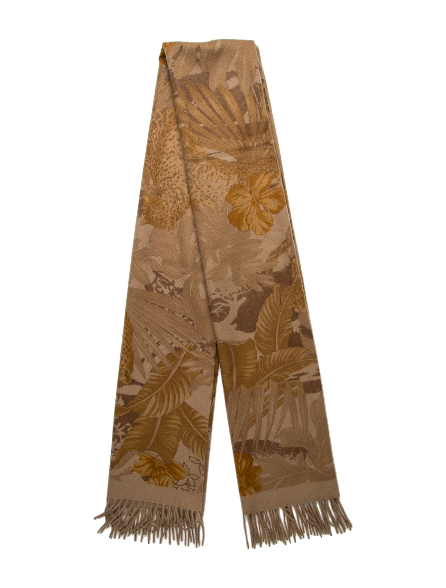 Salvatore Ferragamo Cashmere Printed Scarf