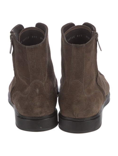 Salvatore Ferragamo Suede Lace-Up Boots