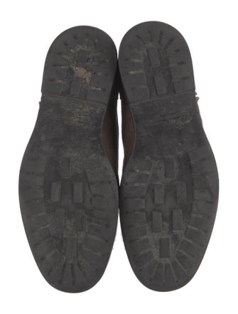 Salvatore Ferragamo Suede Lace-Up Boots