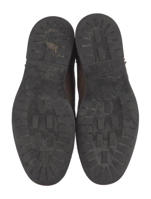 Salvatore Ferragamo Suede Lace-Up Boots