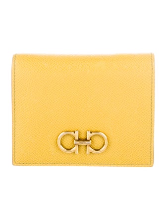 Salvatore Ferragamo Leather Compact Wallet