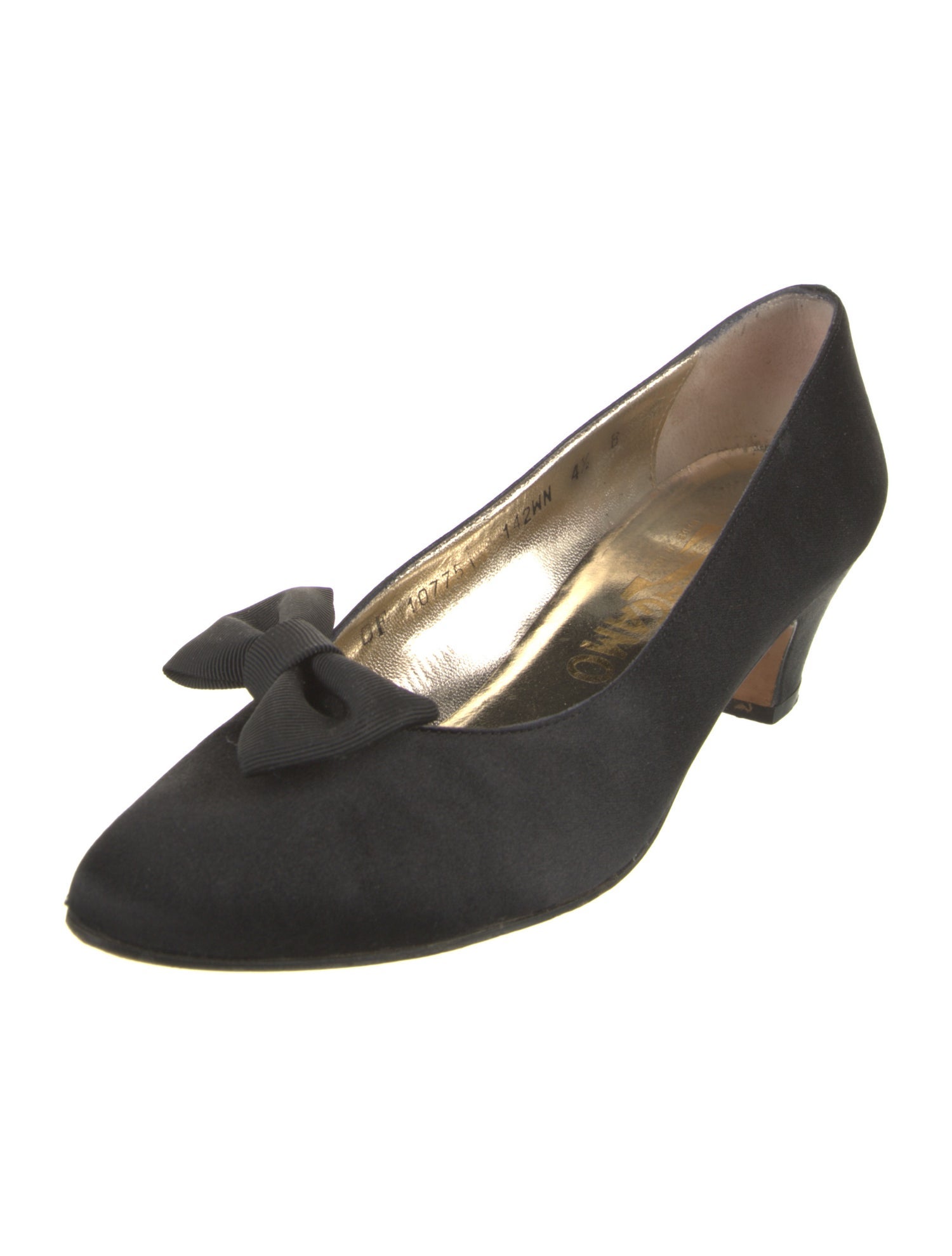 Salvatore Ferragamo Satin Pumps