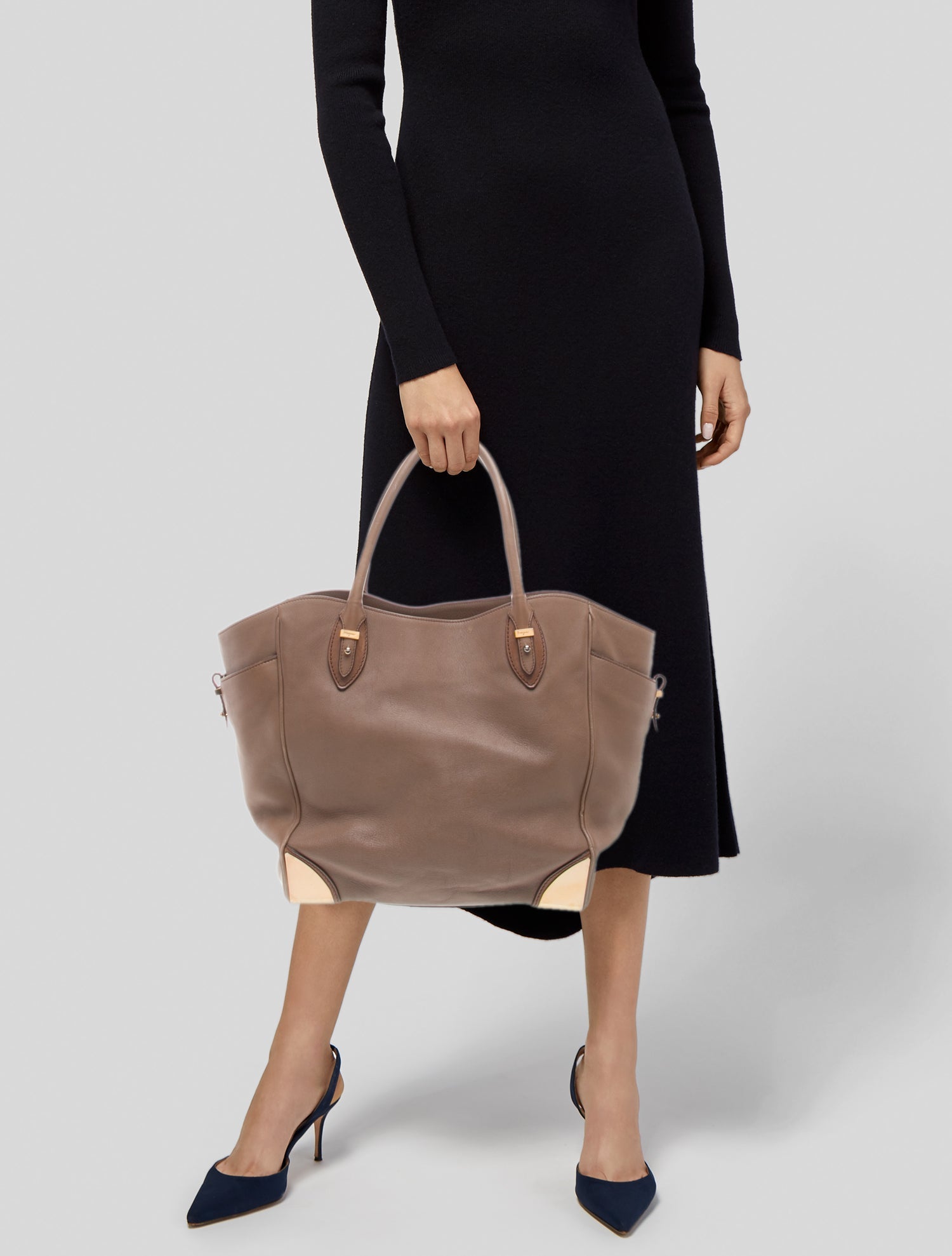 Salvatore Ferragamo Leather Tote