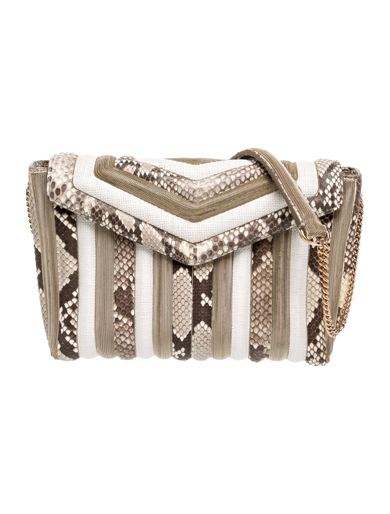 Salvatore Ferragamo Snakeskin Shoulder Bag