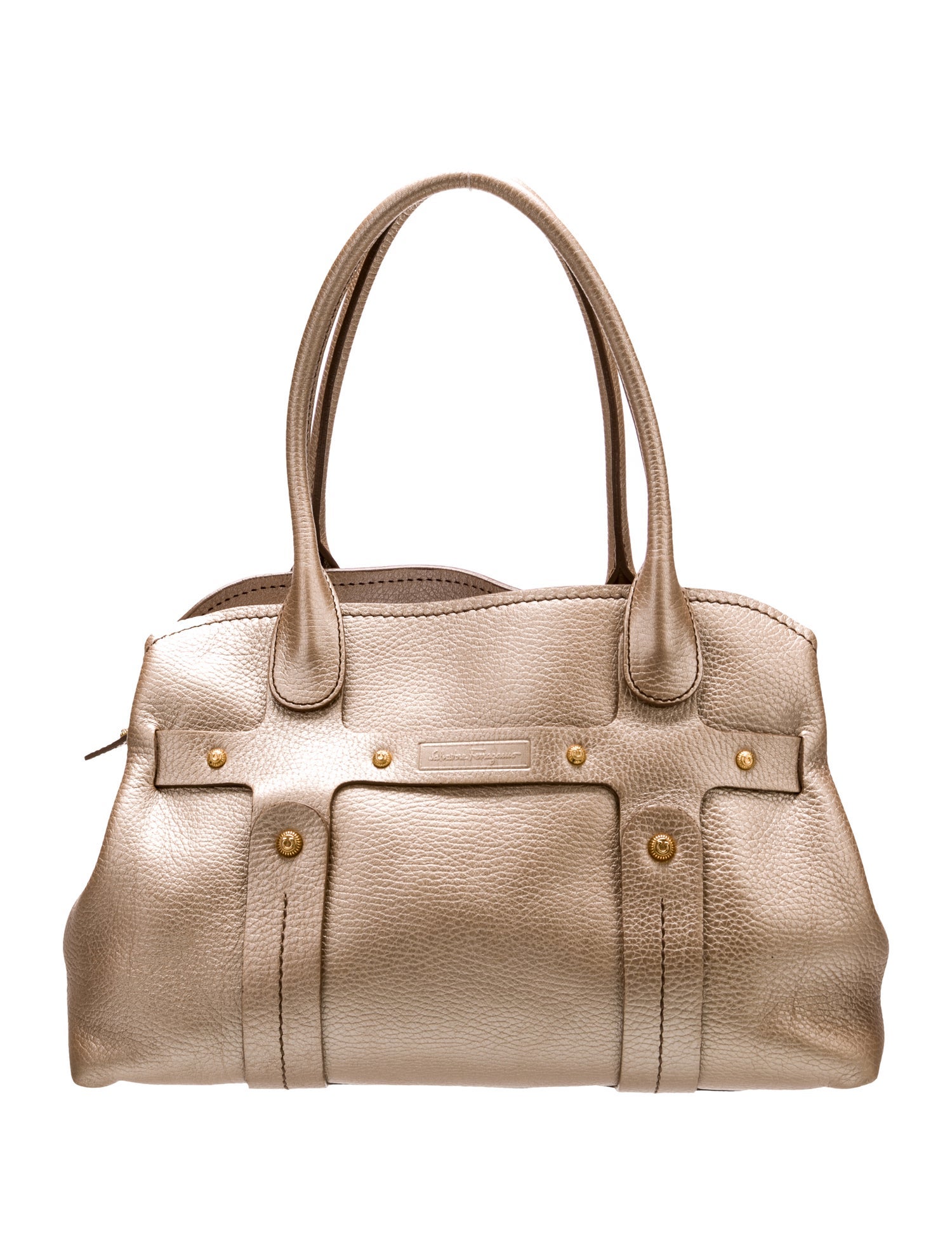 Salvatore Ferragamo Leather Top Handle Bag