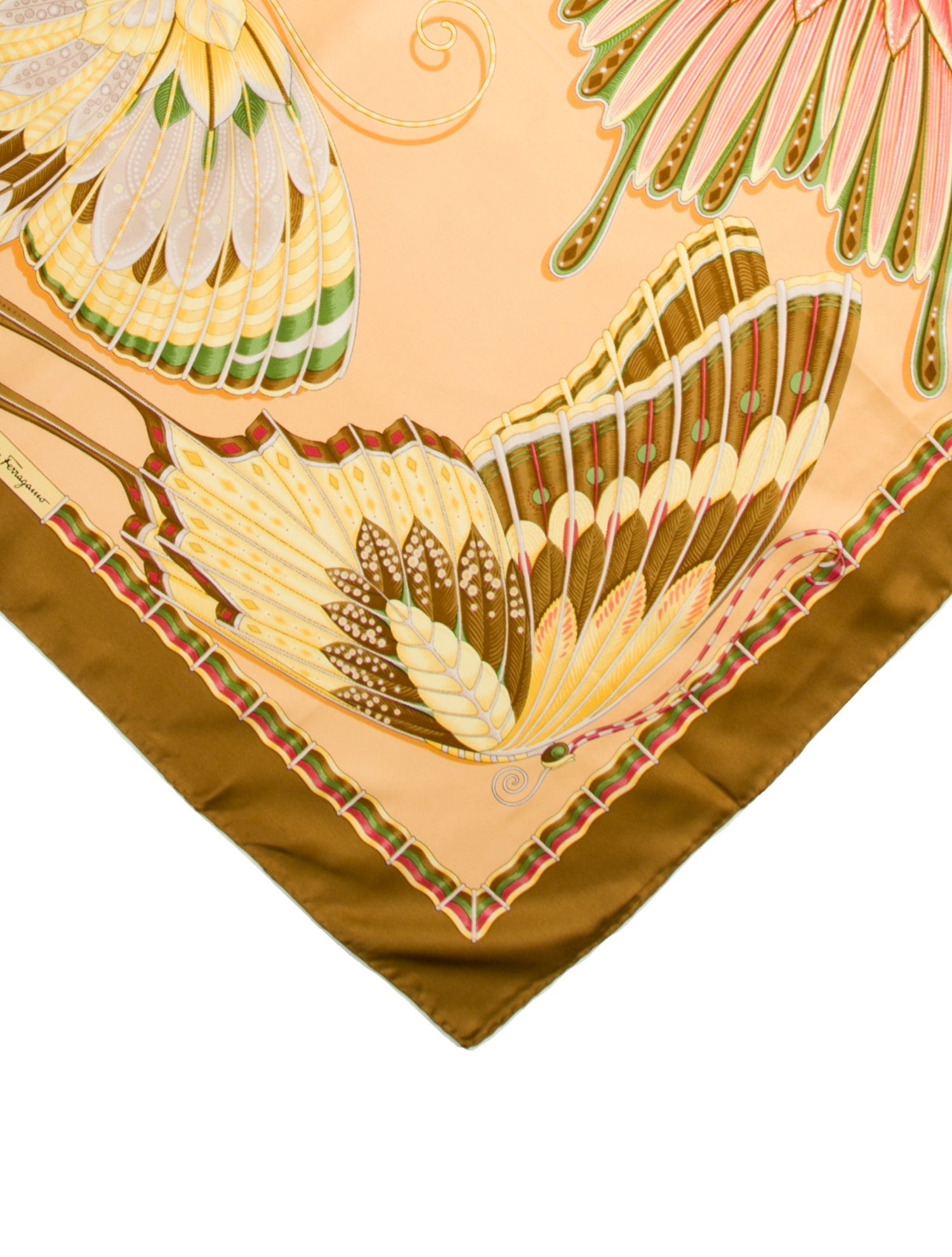 Salvatore Ferragamo Silk Printed Scarf