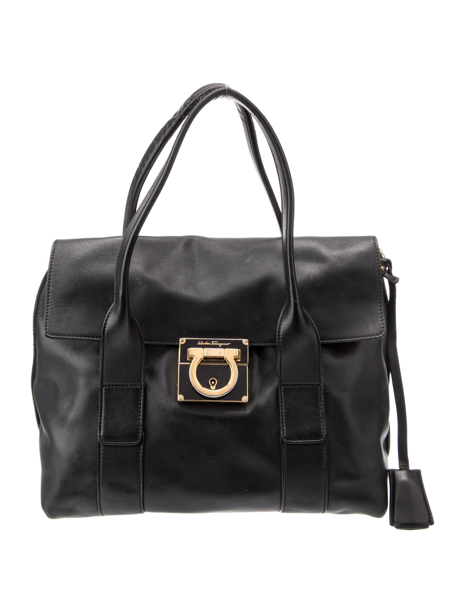 Salvatore Ferragamo Leather Top Handle Bag