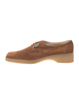 Salvatore Ferragamo Suede Oxfords