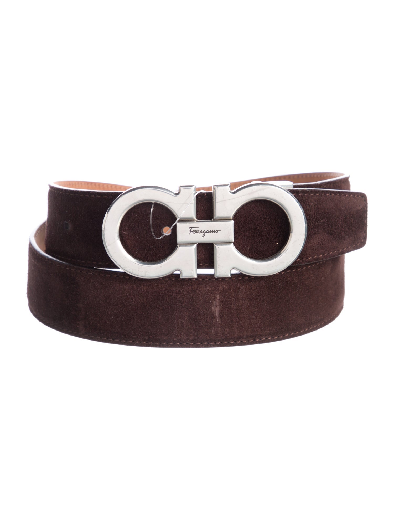 Salvatore Ferragamo Gancini Logo Straw Belt Kit