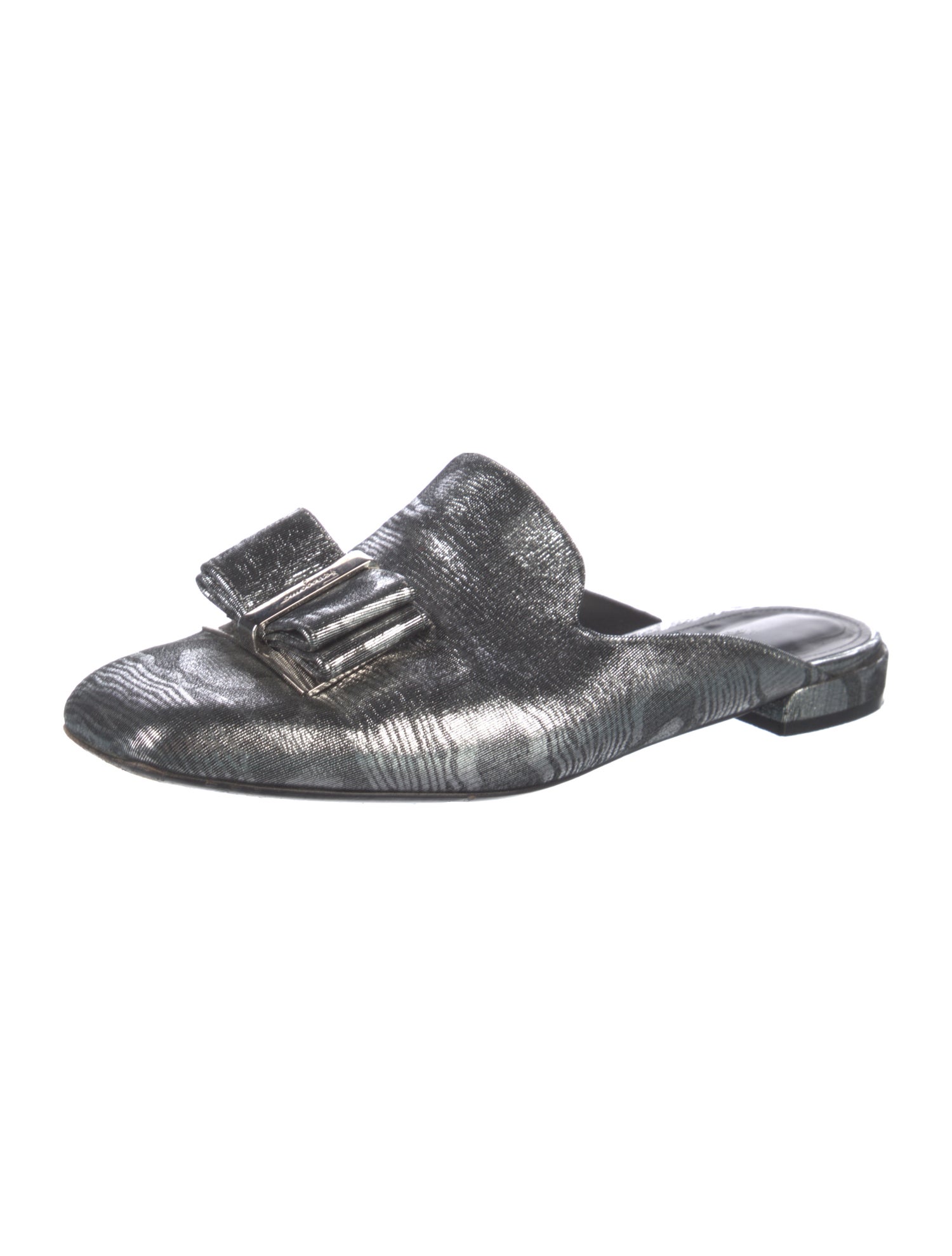 Salvatore Ferragamo Bow Accents Mules