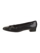 Salvatore Ferragamo Patent Leather Grosgrain Trim Flats