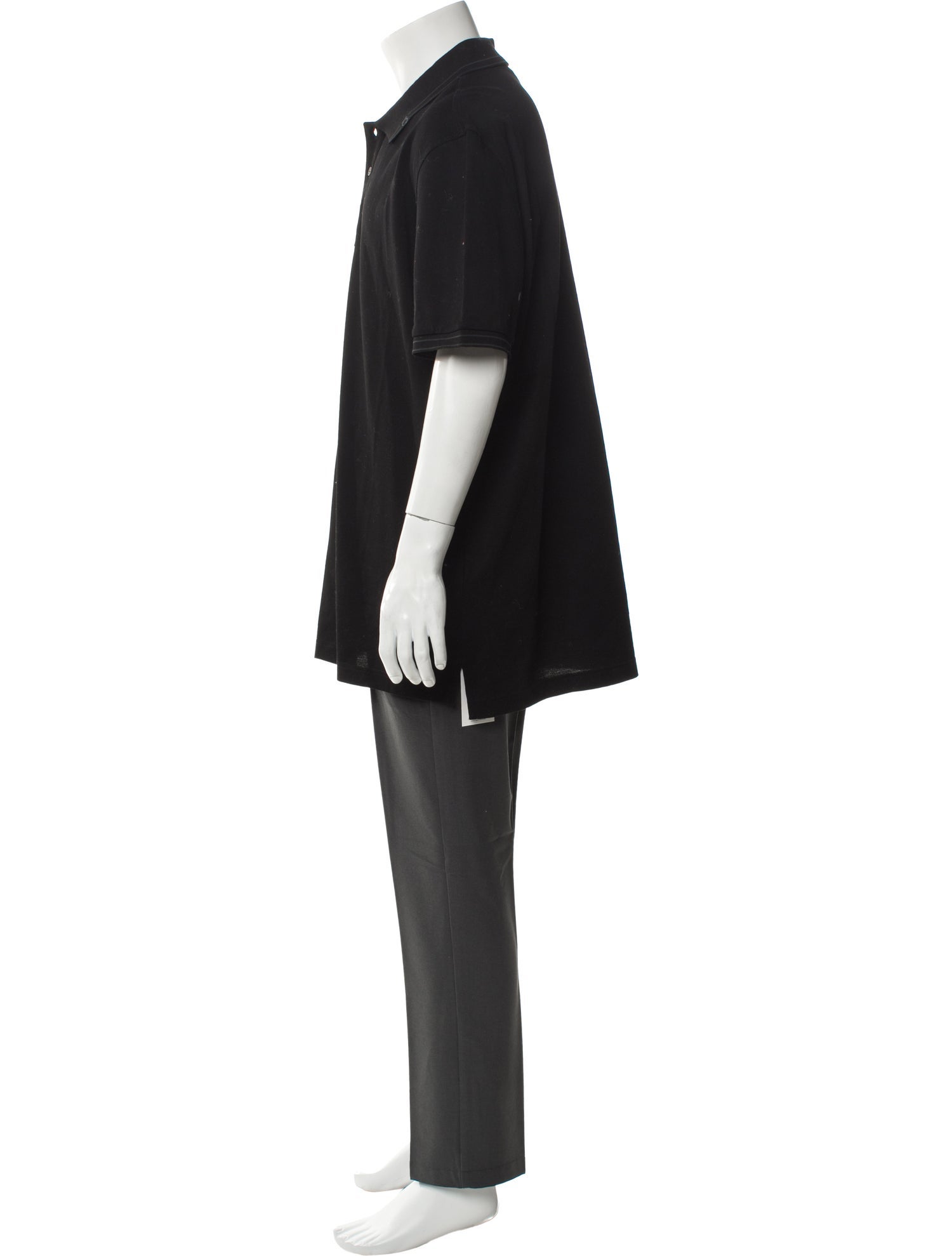 Salvatore Ferragamo Collar Short Sleeve Polo Shirt