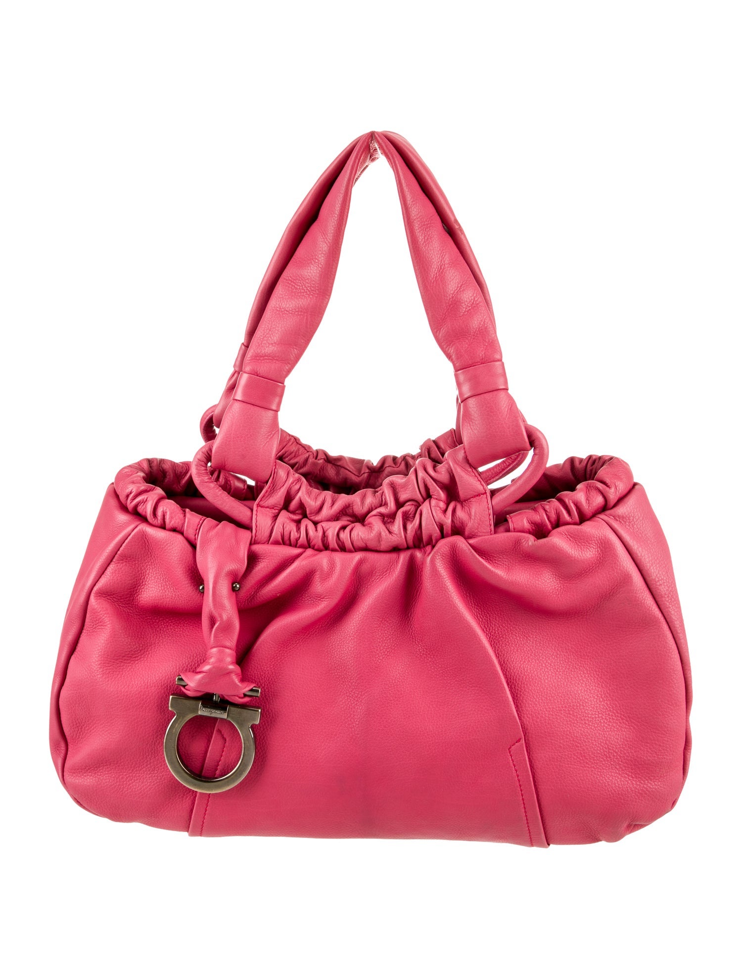 Salvatore Ferragamo Leather Top Handle Bag