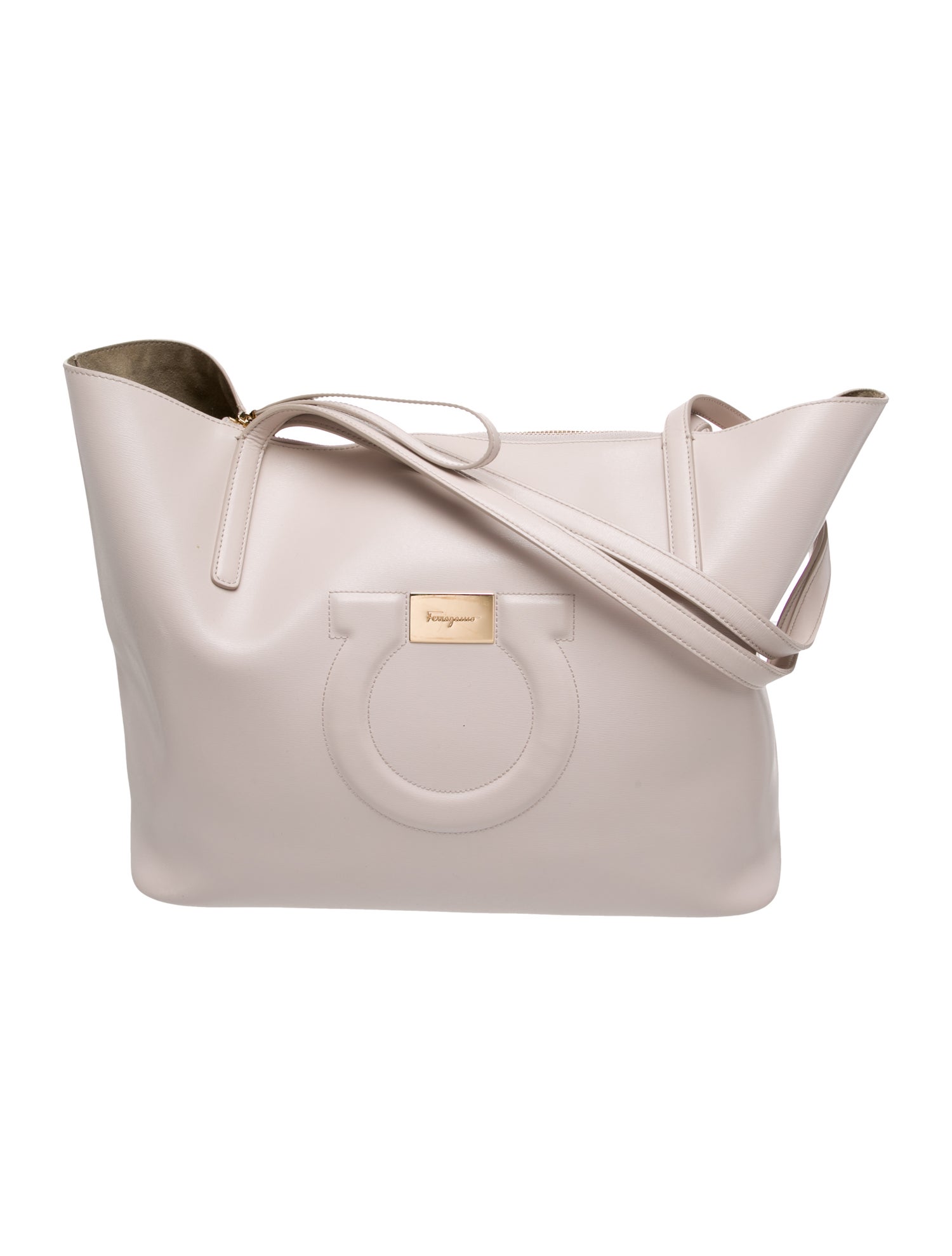 Salvatore Ferragamo Leather Messenger Bag