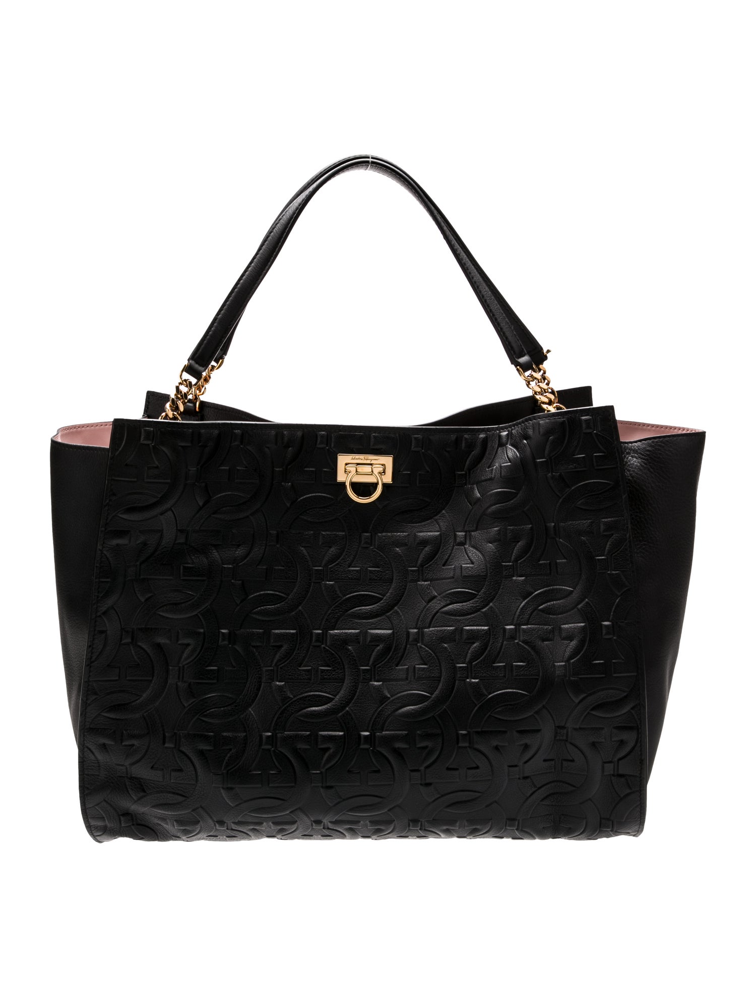 Salvatore Ferragamo Leather Top Handle Bag