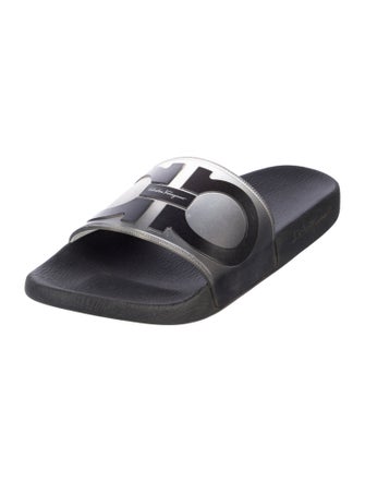 Salvatore Ferragamo Rubber Printed Slides
