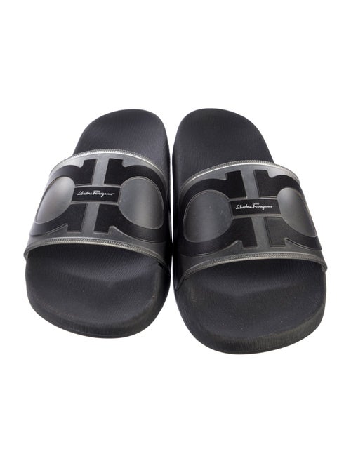 Salvatore Ferragamo Rubber Printed Slides